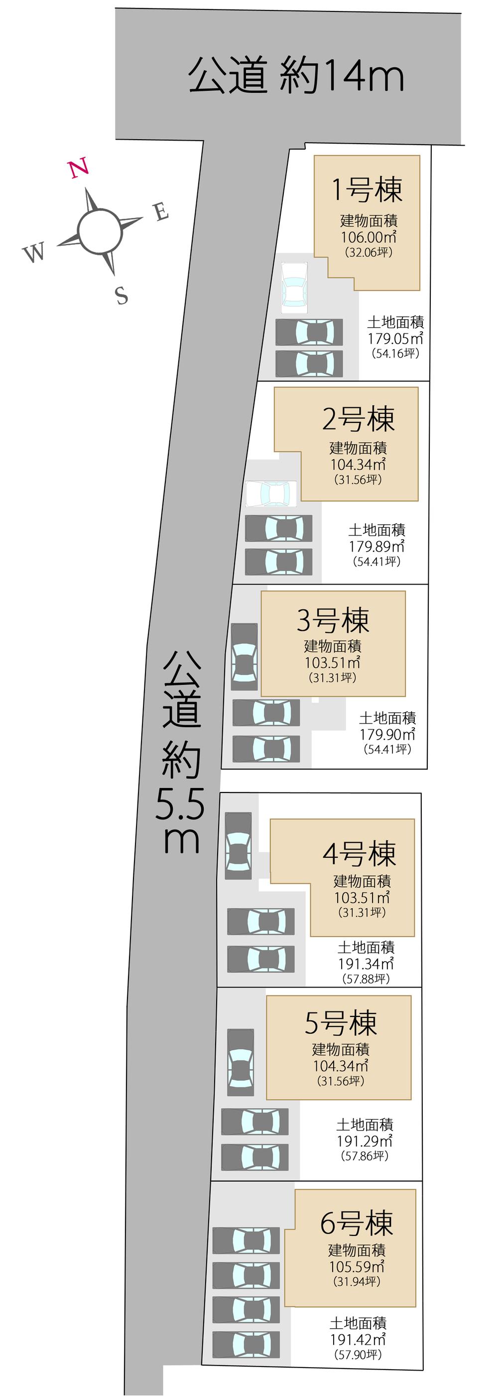Compartment figure. 20.8 million yen, 4LDK, Land area 179.9 sq m , Building area 103.51 sq m