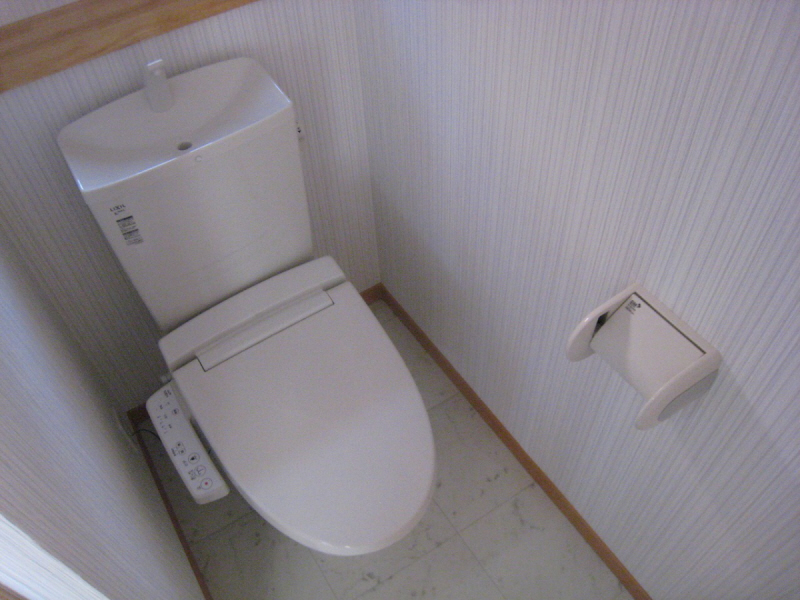 Toilet. It is also bright and ventilation have windows