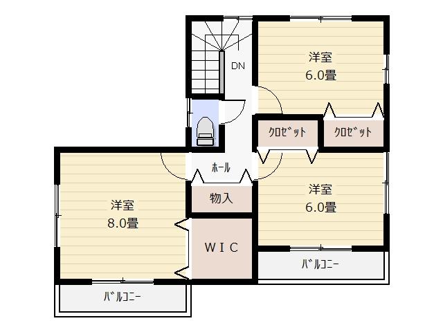 Floor plan. 21,800,000 yen, 4LDK, Land area 199.27 sq m , Building area 105.99 sq m 2 floor