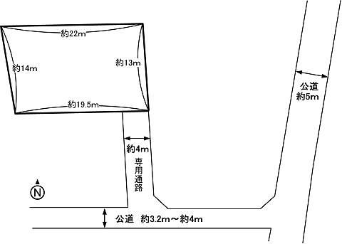 Compartment figure. Land price 15.8 million yen, Land area 286.76 sq m