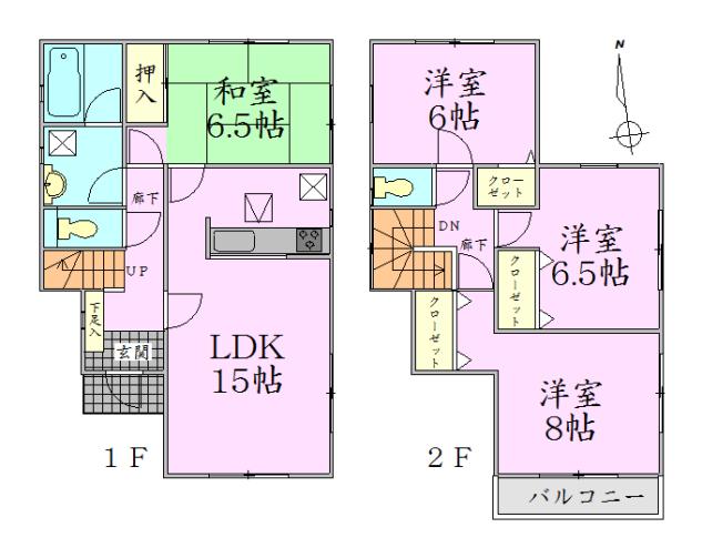 Floor plan. 20,900,000 yen, 4LDK + S (storeroom), Land area 146.22 sq m , Building area 95.58 sq m
