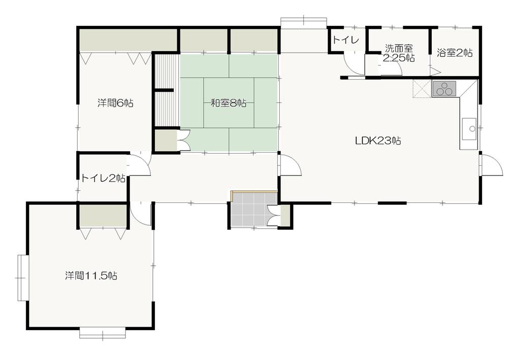 Floor plan. 31,800,000 yen, 3LDK, Land area 526.21 sq m , Building area 115.63 sq m