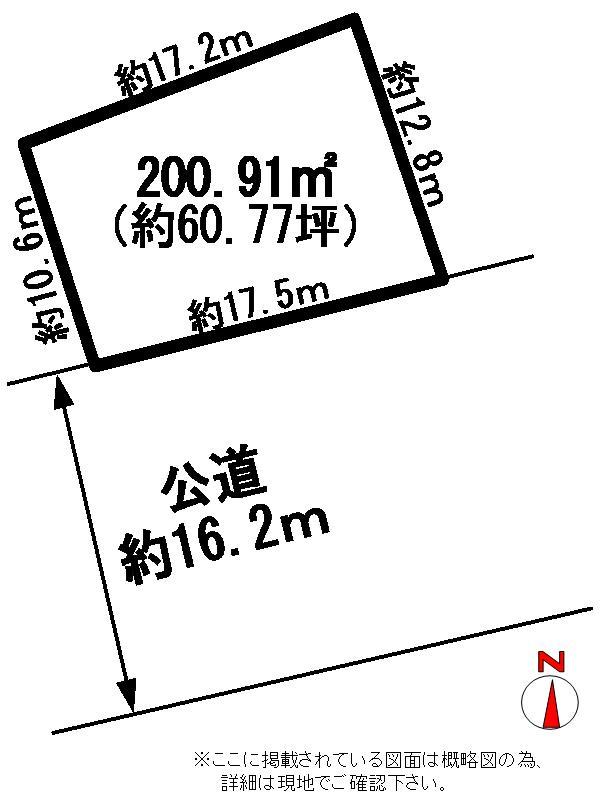 Compartment figure. Land price 12.8 million yen, Land area 200.91 sq m