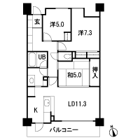 Floor: 3LDK, occupied area: 76.25 sq m, Price: 1980 yen ・ 20.8 million yen
