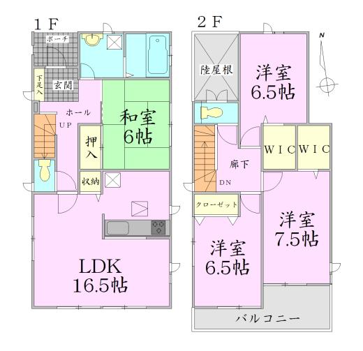 Floor plan. 29 million yen, 4LDK + 2S (storeroom), Land area 200 sq m , Building area 105.98 sq m