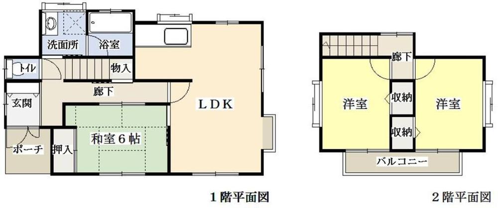 Floor plan. 17.8 million yen, 3LDK, Land area 210 sq m , Building area 82.58 sq m