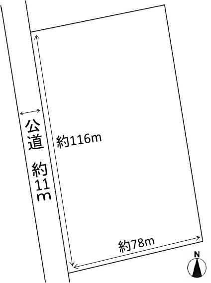 Compartment figure. Land price 100 million yen, Land area 9,617.22 sq m