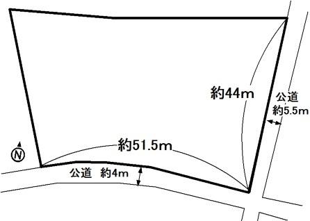 Compartment figure. Land price 15 million yen, Land area 2,455.89 sq m