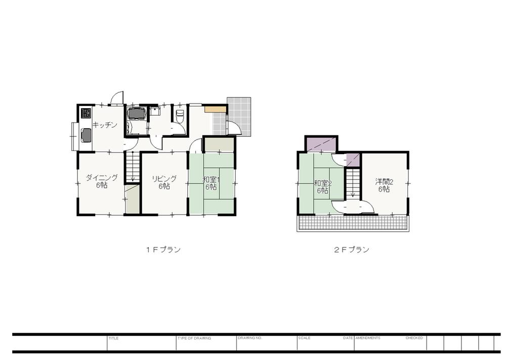 Floor plan. 15.5 million yen, 4DK, Land area 146.35 sq m , Building area 80.41 sq m