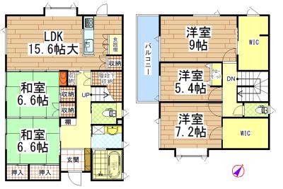 Floor plan. 22,900,000 yen, 5LDK, Land area 230.49 sq m , Building area 137.25 sq m