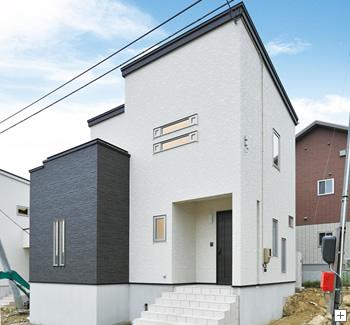 Local appearance photo. Tomiya Du 乃橋 2-18-8 proposed residential appearance. This modern appearance of white base.
