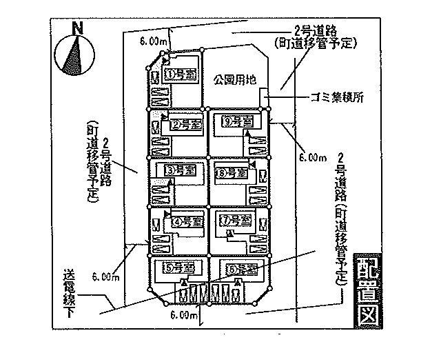 The entire compartment Figure. layout drawing