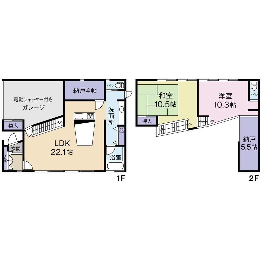 Floor plan. 24,800,000 yen, 2LDK + S (storeroom), Land area 248.05 sq m , Building area 142.21 sq m