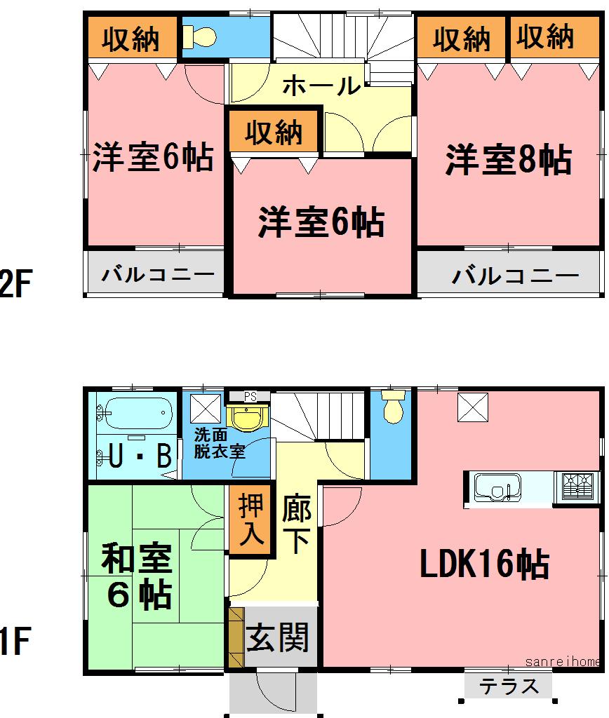 Floor plan. (10 Building), Price 26,300,000 yen, 4LDK, Land area 167.38 sq m , Building area 103.5 sq m