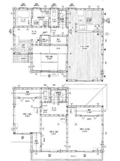 Floor plan. 26,300,000 yen, 4LDK, Land area 165.81 sq m , Building area 105.98 sq m floor plan