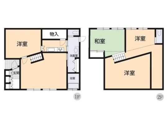 Floor plan. 24,800,000 yen, 2LDK, Land area 248.05 sq m , Building area 142.21 sq m floor plan