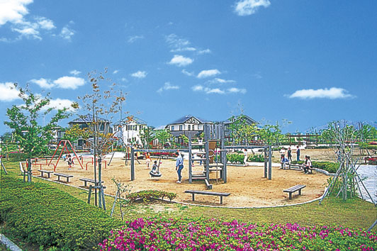 park. 6-chome park located within the Town