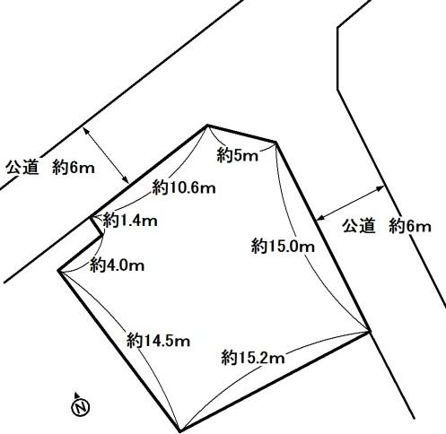 Compartment figure. Land price 5.4 million yen, Land area 279.32 sq m