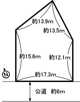 Compartment figure. Land price 7.7 million yen, Land area 334.89 sq m