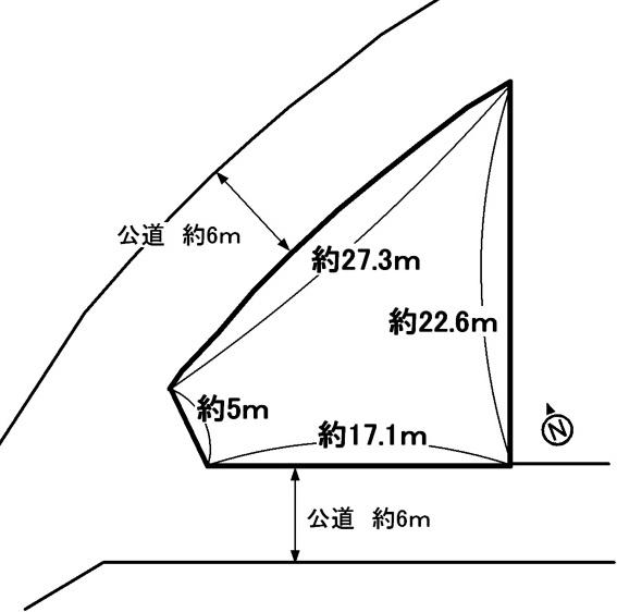 Compartment figure. Land price 5.2 million yen, Land area 288.67 sq m