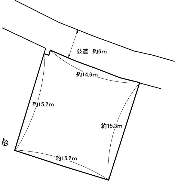Compartment figure. Land price 3.98 million yen, Land area 236.17 sq m