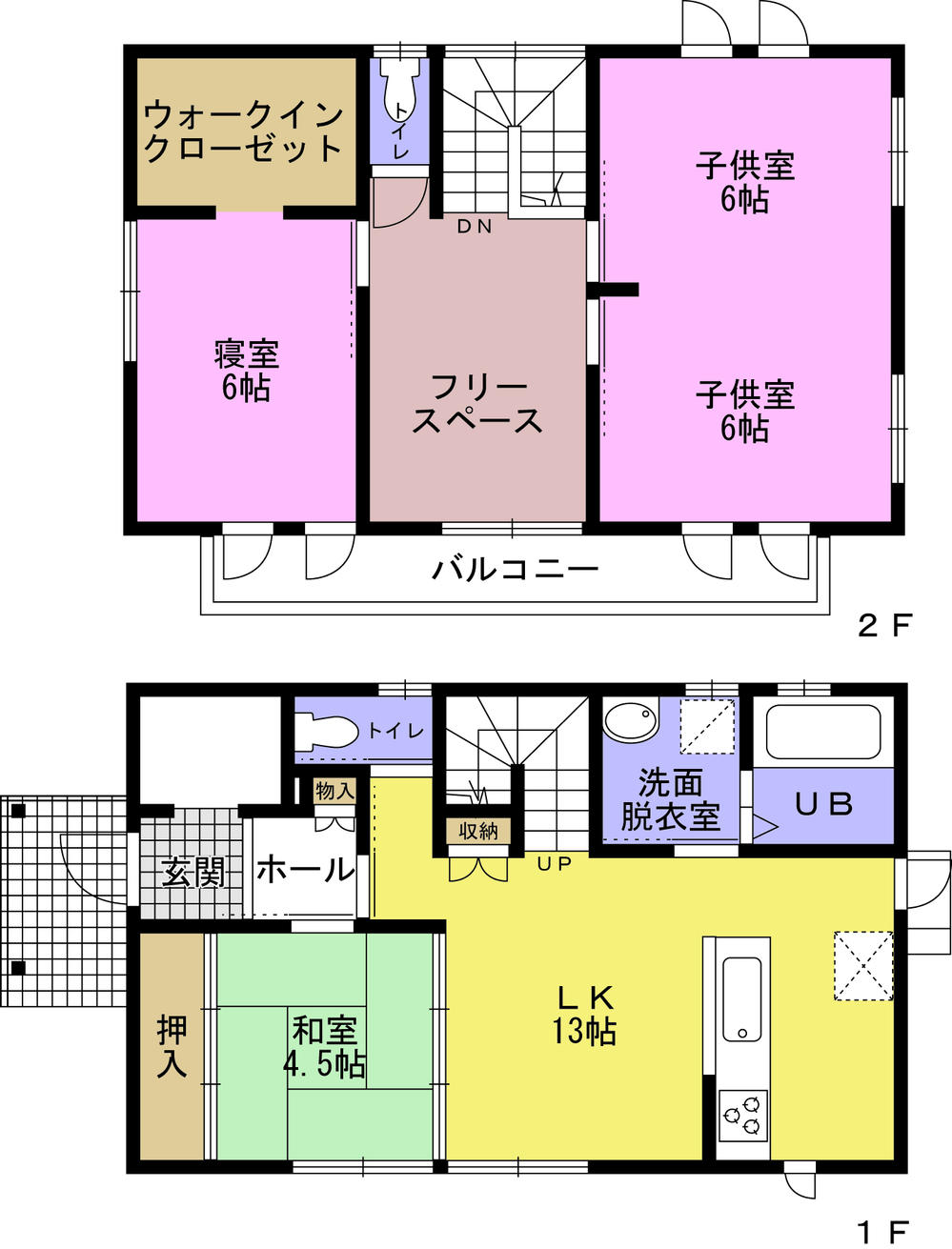 Floor plan. 29,800,000 yen, 4LDK + S (storeroom), Land area 185 sq m , Building area 99.36 sq m floor plan