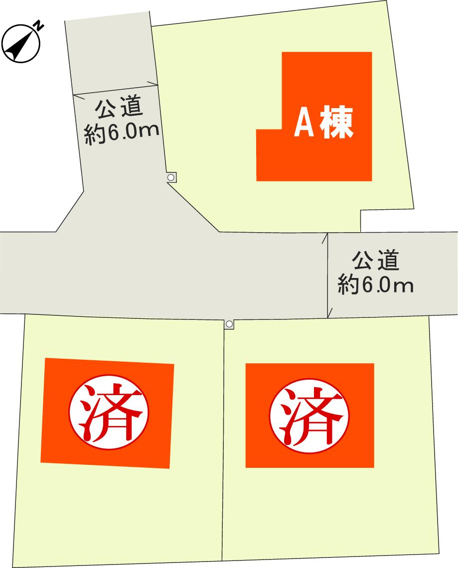 Compartment figure. 25,800,000 yen, 4LDK, Land area 253.6 sq m , Building area 111.79 sq m compartment view