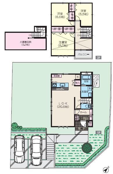 Floor plan. Natori area of vibrant attention