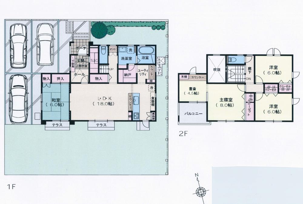 Floor plan. Natori area of vibrant attention