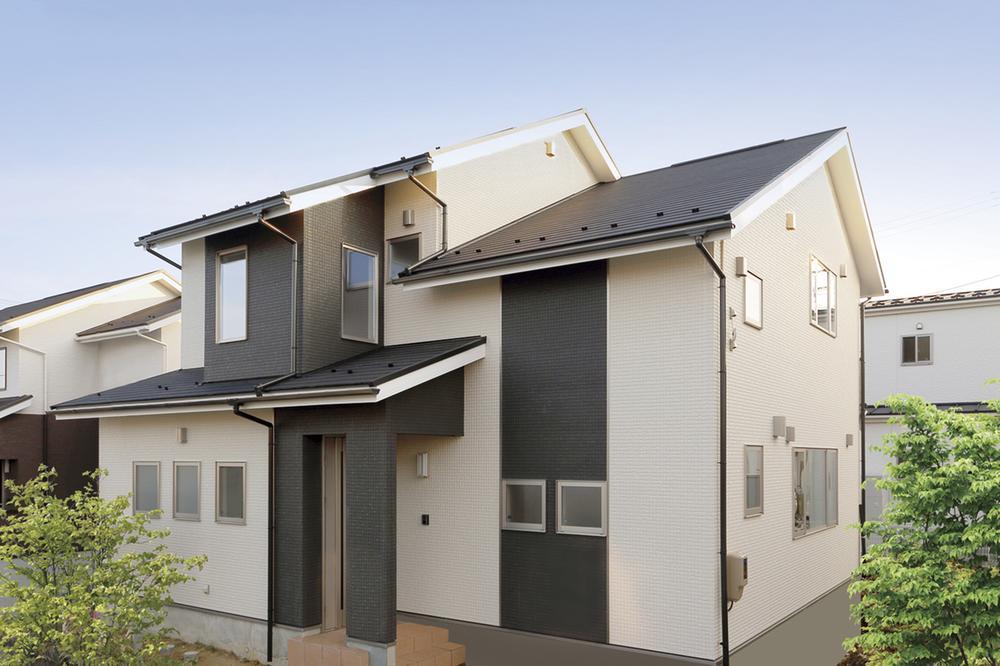 Local appearance photo. Comfortable life in town to clean up firmly with house air and the advanced facilities to be able to live comfortably Natori area of vibrant attention (Ltd.) K ・ T ready-built complete photo