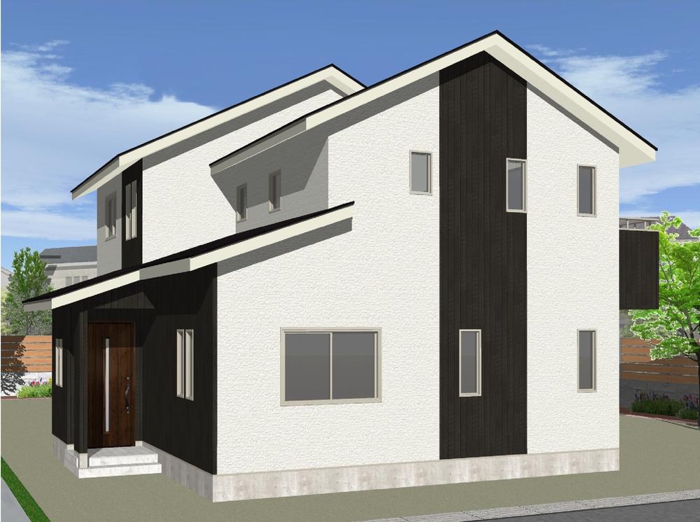 Rendering (appearance). ■ 2-19-3 ■ (Stock) Kei ・ Thi ■ House that can increase room by adding a partition to suit the number of family members and children of growth