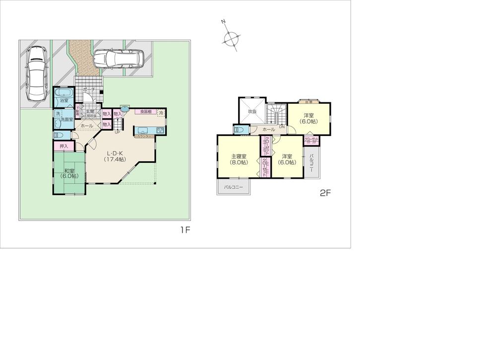 Floor plan. Natori area of vibrant attention