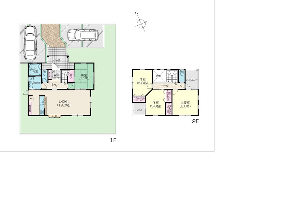 Floor plan. Natori area of vibrant attention