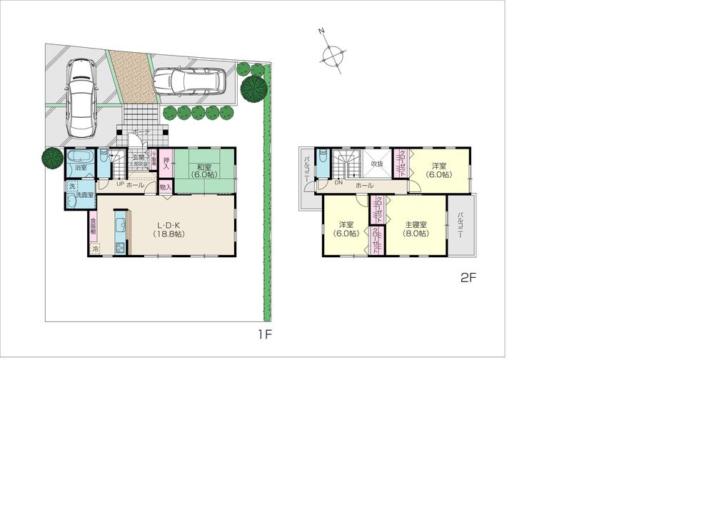 Floor plan. Natori area of vibrant attention
