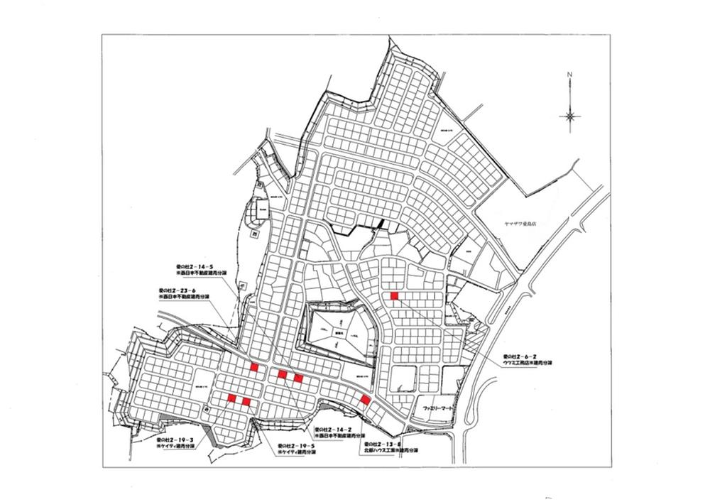 Local guide map. ■ Information map