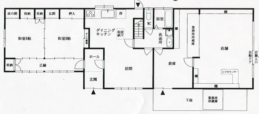 Floor plan. 16.8 million yen, 4LDK + 2S (storeroom), Land area 277.28 sq m , Building area 207.55 sq m 1 floor