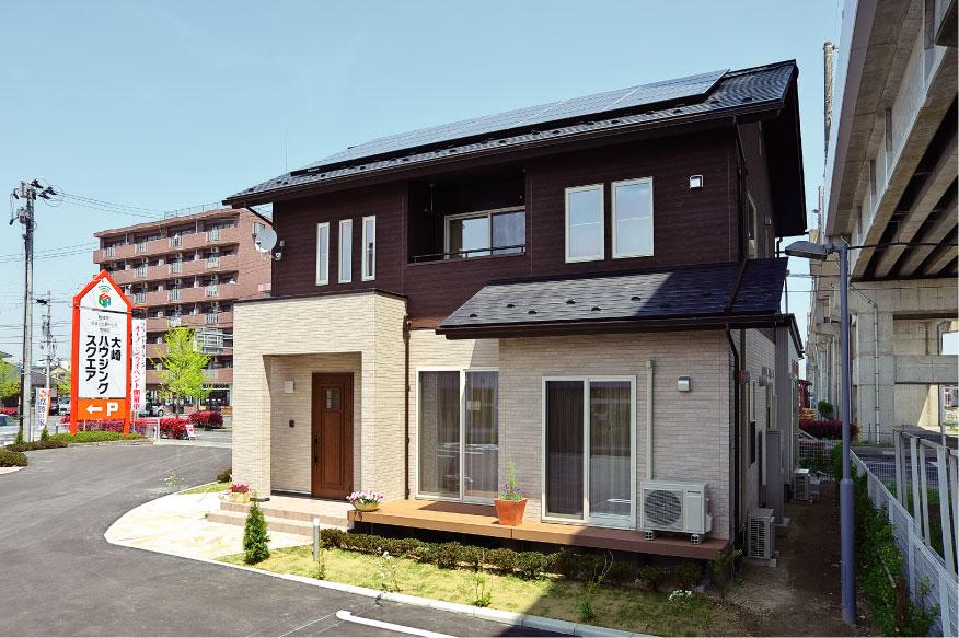 exhibition hall / Showroom. Osaki housing Square in ・ Solar power generation × simple "Smart K" model house