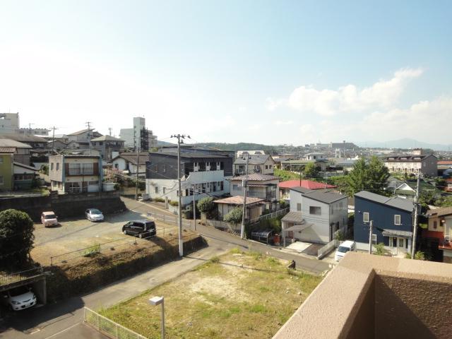 Balcony. View from the balcony