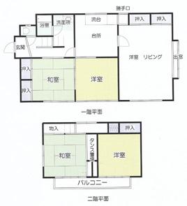 Floor plan. 14 million yen, 5DK, Land area 232.85 sq m , Building area 124.62 sq m