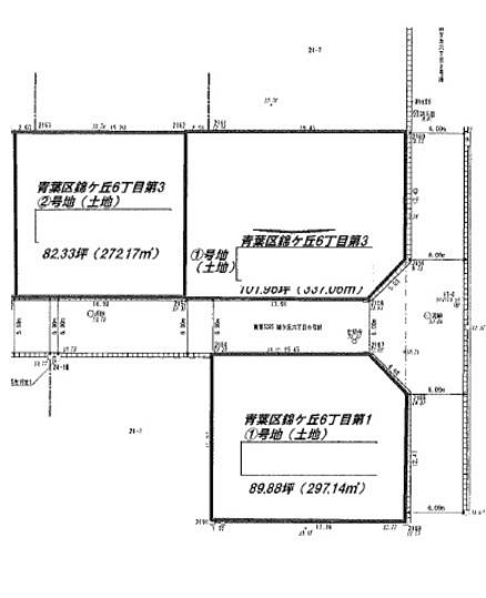 Compartment figure. Land price 18.6 million yen, Land area 297.14 sq m compartment view