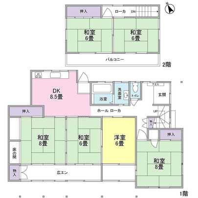 Floor plan. Mato 6DK type