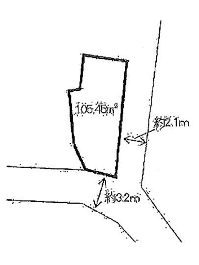 Compartment figure. Land price 7.5 million yen, Land area 105.45 sq m compartment view