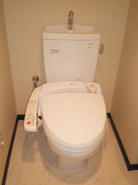 Toilet. Warm water cleaning toilet seat with toilet