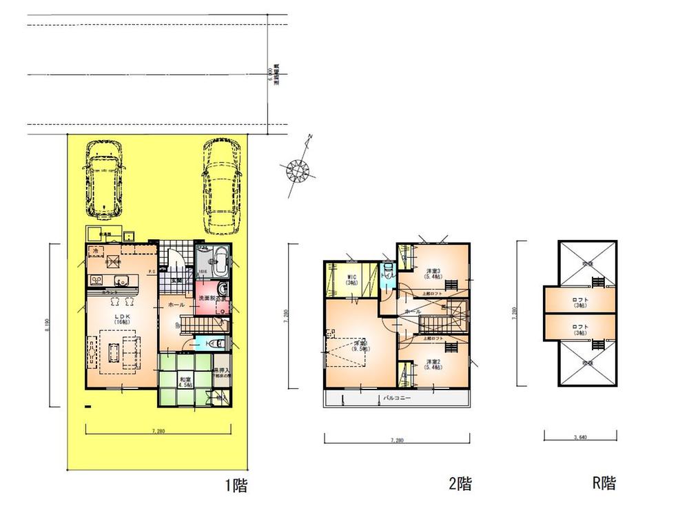 Floor plan. 31,800,000 yen, 4LDK, Land area 152.74 sq m , Building area 103.92 sq m