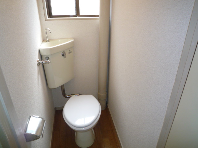 Toilet. Ofuro and toilets are commonplace separate
