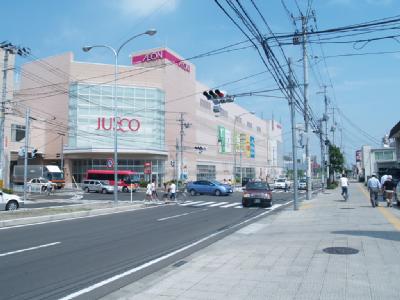 Shopping centre. Saiwaicho JUSCO until the (shopping center) 1200m