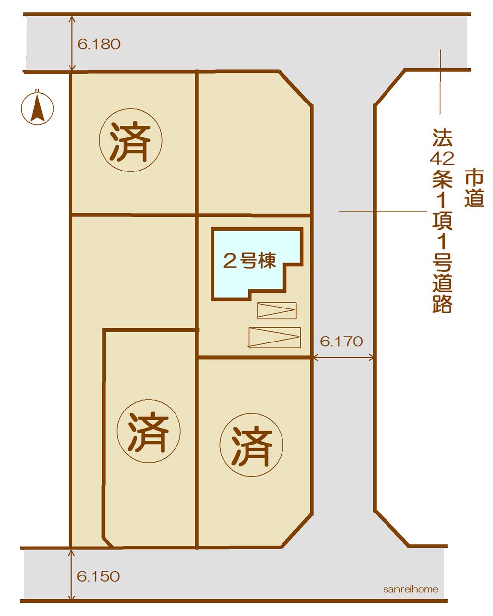 Compartment figure. 26,900,000 yen, 4LDK, Land area 164.34 sq m , Building area 105.99 sq m