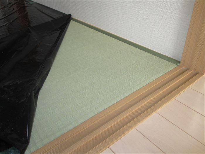 Non-living room. Japanese-style tatami Omotegae already