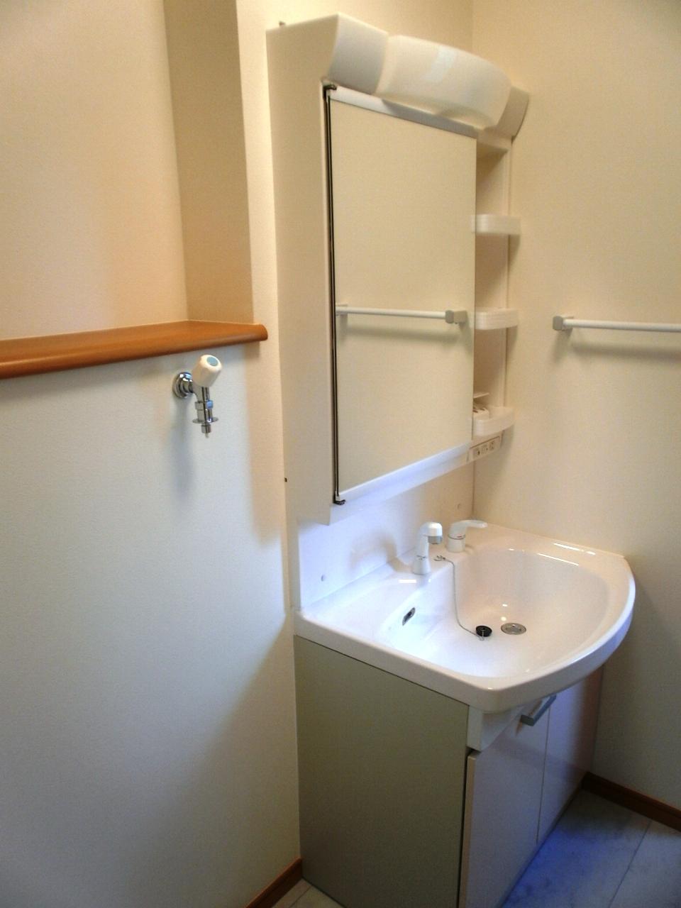 Wash basin, toilet. Indoor (April 13, 2013) Shooting