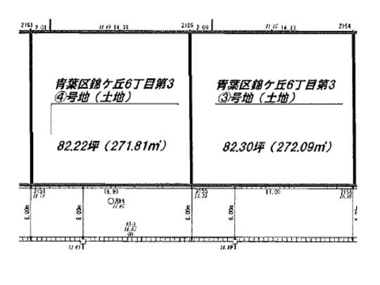Compartment figure. Land price 15.8 million yen, Land area 272.17 sq m compartment view